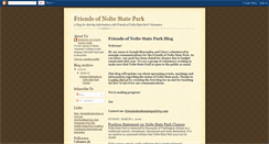 Desktop Screenshot of friendsofnoltestatepark.blogspot.com