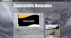Desktop Screenshot of catastrofes--naturales.blogspot.com