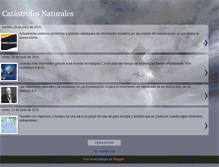 Tablet Screenshot of catastrofes--naturales.blogspot.com