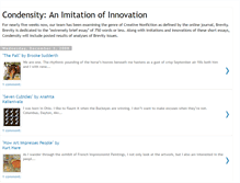 Tablet Screenshot of condensity.blogspot.com