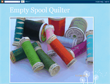 Tablet Screenshot of emptyspoolquilter.blogspot.com