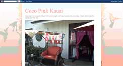 Desktop Screenshot of cocopinkkauai.blogspot.com