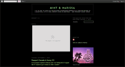 Desktop Screenshot of mint-harissa.blogspot.com