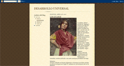 Desktop Screenshot of desarrollouniversal.blogspot.com