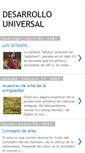 Mobile Screenshot of desarrollouniversal.blogspot.com