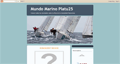 Desktop Screenshot of mundomarino25.blogspot.com