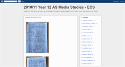 Desktop Screenshot of ecsasmediastudies2010.blogspot.com
