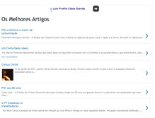 Tablet Screenshot of osmelhoresartigos.blogspot.com