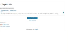 Tablet Screenshot of chaprenda.blogspot.com