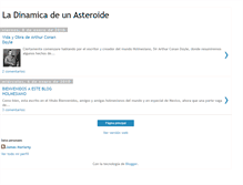 Tablet Screenshot of ladinamicadeunasteroide.blogspot.com
