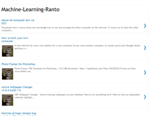 Tablet Screenshot of machinelearning-ranto.blogspot.com