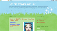 Desktop Screenshot of disparitions.blogspot.com