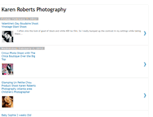 Tablet Screenshot of karenrobertsphotography.blogspot.com
