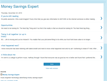 Tablet Screenshot of money-savings-expert.blogspot.com