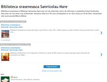 Tablet Screenshot of biblioteca-sannicolaumare.blogspot.com