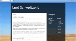 Desktop Screenshot of lord-schweitzer.blogspot.com