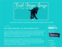 Tablet Screenshot of freshgingersnaps.blogspot.com