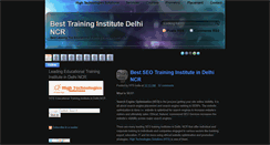 Desktop Screenshot of best-training-institute-delhi-ncr.blogspot.com