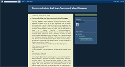 Desktop Screenshot of communicable-non-communicable-disease.blogspot.com