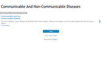 Tablet Screenshot of communicable-non-communicable-disease.blogspot.com