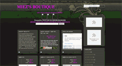 Desktop Screenshot of miezboutique.blogspot.com