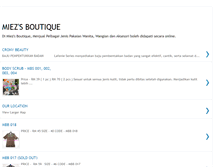 Tablet Screenshot of miezboutique.blogspot.com