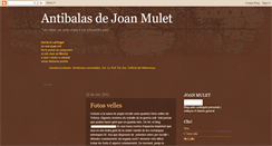 Desktop Screenshot of joanmulet.blogspot.com