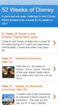 Mobile Screenshot of 52weeksofdisney.blogspot.com