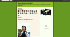 Desktop Screenshot of garimpandopoesias.blogspot.com
