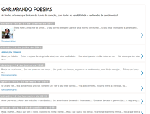 Tablet Screenshot of garimpandopoesias.blogspot.com