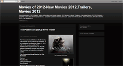 Desktop Screenshot of moviesof2012.blogspot.com