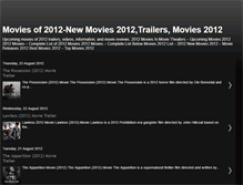 Tablet Screenshot of moviesof2012.blogspot.com