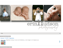 Tablet Screenshot of erinhudsonphotography.blogspot.com