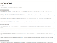 Tablet Screenshot of defensetech.blogspot.com