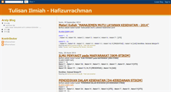 Desktop Screenshot of hafizurrachman.blogspot.com