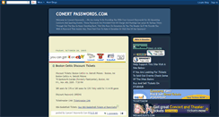 Desktop Screenshot of concertpasswords.blogspot.com