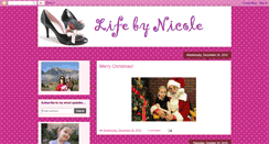 Desktop Screenshot of lifebynicole.blogspot.com