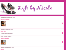 Tablet Screenshot of lifebynicole.blogspot.com