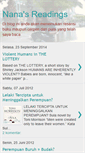 Mobile Screenshot of nanas-readings.blogspot.com