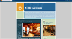 Desktop Screenshot of floridabusinesses.blogspot.com