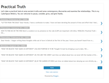 Tablet Screenshot of practicaltruth.blogspot.com