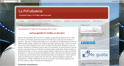 Desktop Screenshot of lapcfutboleria.blogspot.com