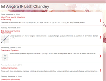 Tablet Screenshot of lbchandley.blogspot.com