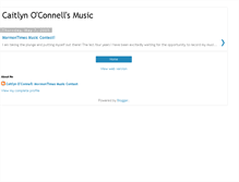 Tablet Screenshot of caitlynsmusic.blogspot.com