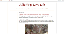 Desktop Screenshot of julieyogalovelife.blogspot.com