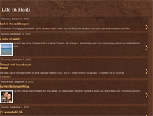 Tablet Screenshot of canadianinhaiti.blogspot.com