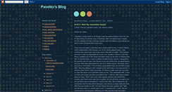 Desktop Screenshot of pavelkoblog.blogspot.com