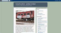 Desktop Screenshot of humanityashore-peraliya-revisited.blogspot.com