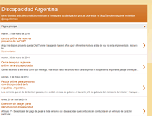 Tablet Screenshot of discapacidad-arg.blogspot.com