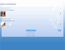 Tablet Screenshot of karisweetsfanatic.blogspot.com